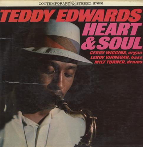 Teddy Edwards Heart & Soul vinyl LP album (LP record) US EWALPHE361127