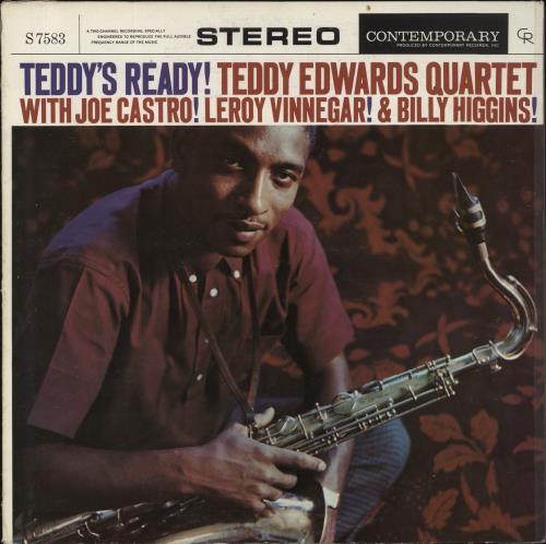 Teddy Edwards Teddy's Ready! vinyl LP album (LP record) US EWALPTE533013