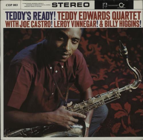 Teddy Edwards Teddy's Ready! vinyl LP album (LP record) UK EWALPTE564854