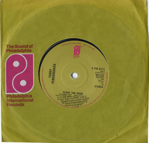 Teddy Pendergrass Close The Door 7" vinyl single (7 inch record / 45) UK PNG07CL604690