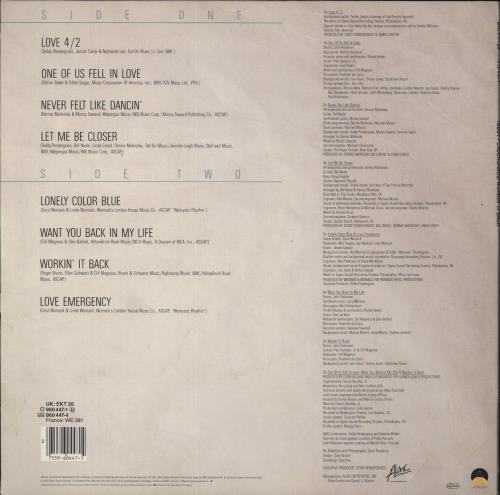 Teddy Pendergrass Workin' It Back vinyl LP album (LP record) German PNGLPWO891767