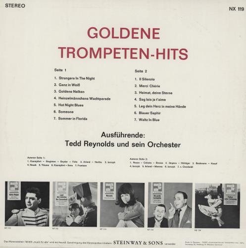 Teddy Reynolds Goldene Trompeten-Hits vinyl LP album (LP record) German 17KLPGO757700