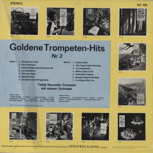 Teddy Reynolds Goldene Trompeter-Hits Nr. 2 vinyl LP album (LP record) German 17KLPGO757698