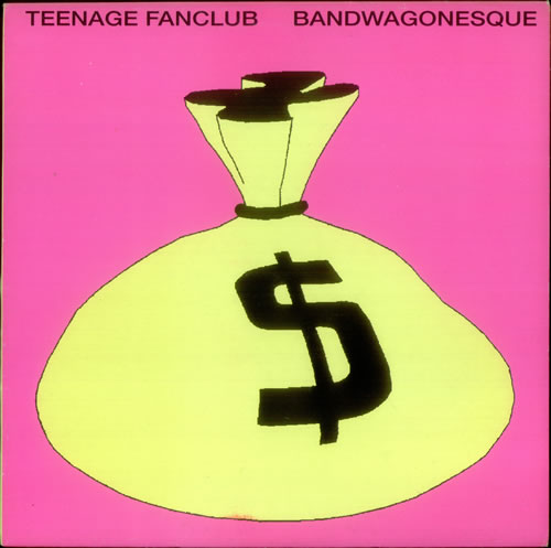 Teenage Fanclub Bandwagonesque + Poster vinyl LP album (LP record) UK TFCLPBA541844