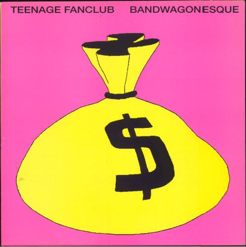 Teenage Fanclub Bandwagonesque - EX vinyl LP album (LP record) UK TFCLPBA501059