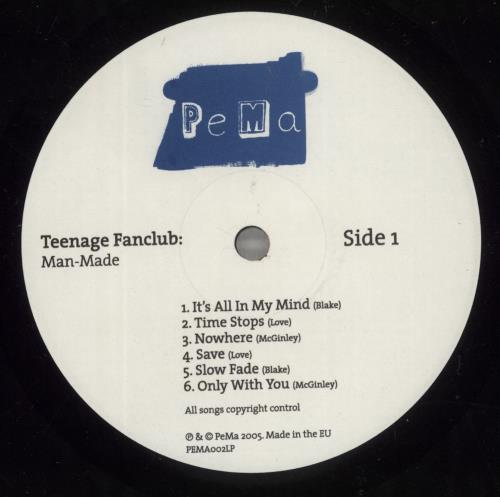 Teenage Fanclub Man-Made - EX vinyl LP album (LP record) UK TFCLPMA888167