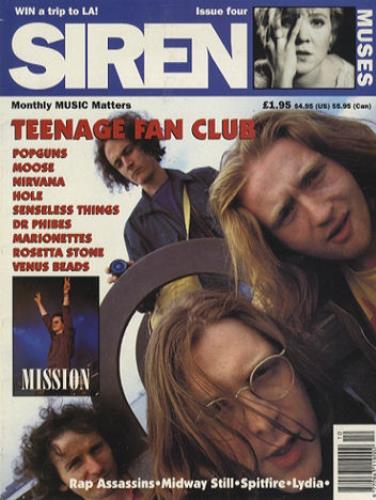 Teenage Fanclub Siren magazine UK TFCMASI200074