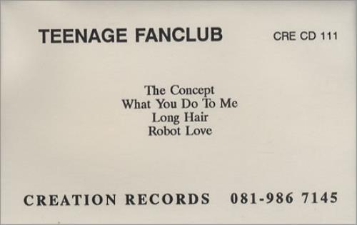 Teenage Fanclub The Concept cassette single UK TFCCMTH277706