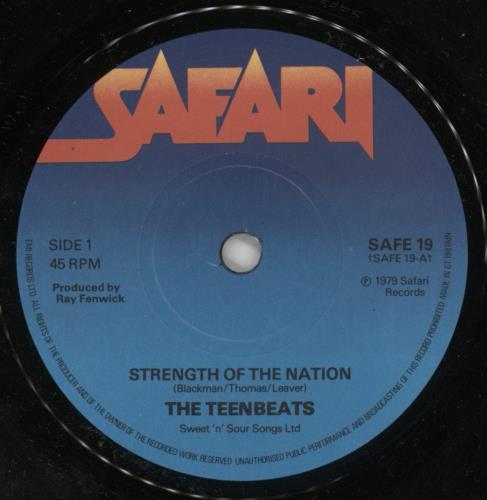 Teenbeats Strength Of The Nation 7" vinyl single (7 inch record / 45) UK XF907ST651778