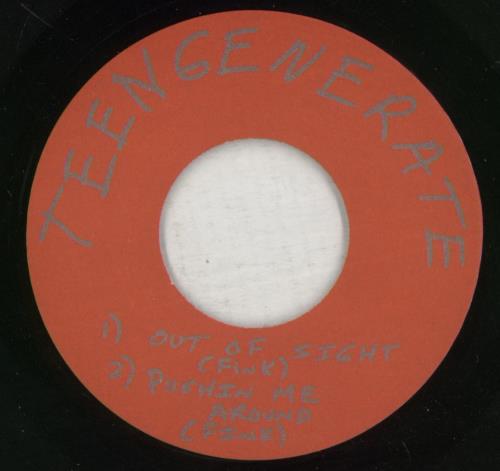 Teengenerate Out Of Sight 7" vinyl single (7 inch record / 45) US 9KN07OU869298