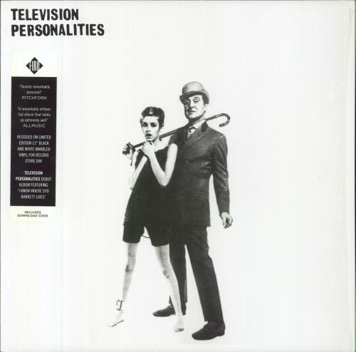Television Personalities And Don't The Kids Just Love It - RSD17 - B&W Marble - Open Shrink vinyl LP album (LP record) UK TVPLPAN813603