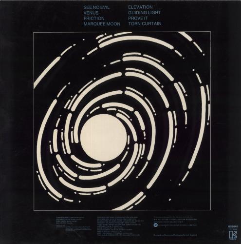 Television Marquee Moon - 2nd vinyl LP album (LP record) UK TLVLPMA858488