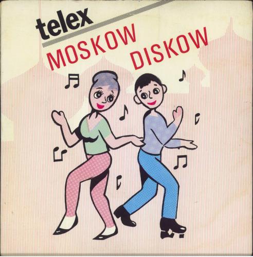 Telex Moskow Diskow - Solid 7" vinyl single (7 inch record / 45) UK TLX07MO814653