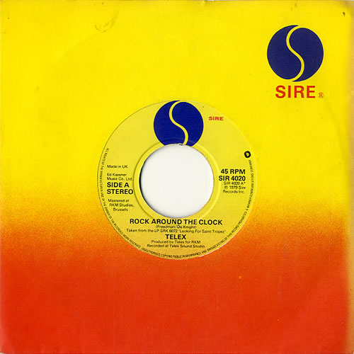 Telex Rock Around The Clock - Wide 7" vinyl single (7 inch record / 45) UK TLX07RO609895