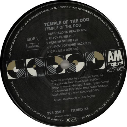 Temple of the Dog Temple Of The Dog vinyl LP album (LP record) UK TPLLPTE260556