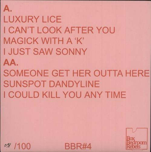 Temple Songs Atonal Noise - Numbered + Inserts 7" vinyl single (7 inch record / 45) UK Z6Q07AT725071