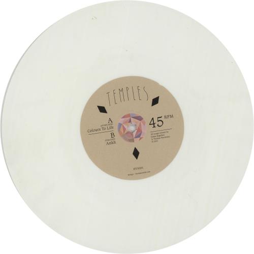 Temples Colours To Life - White Vinyl 10" vinyl single (10 inch record) UK XGO10CO660453