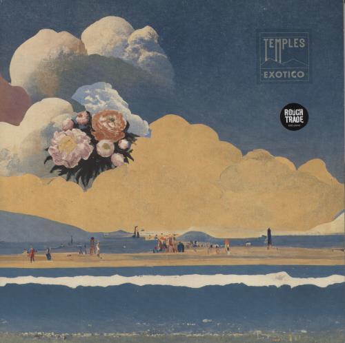 Temples Exotico - Blue and Yellow Swirl 2-LP vinyl record set (Double LP Album) UK XGO2LEX822848