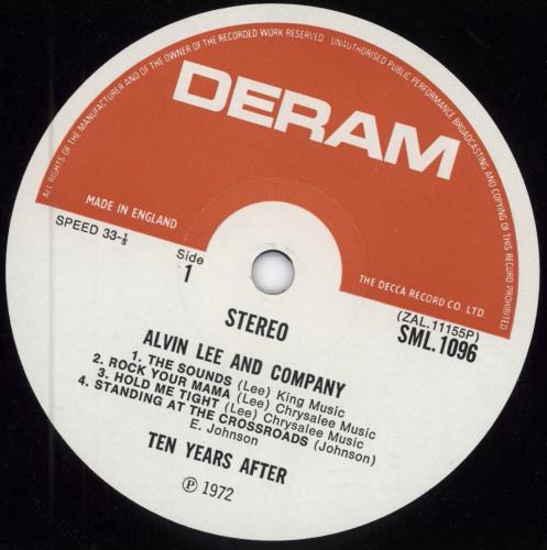 Ten Years After Alvin Lee & Company vinyl LP album (LP record) UK TYALPAL348383