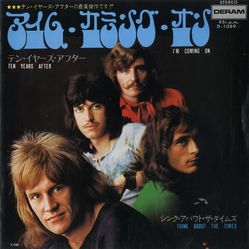 Ten Years After I'm Coming On 7" vinyl single (7 inch record / 45) Japanese TYA07IM255035