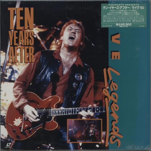 Ten Years After Live Legends laserdisc / lazerdisc Japanese TYALZLI669373