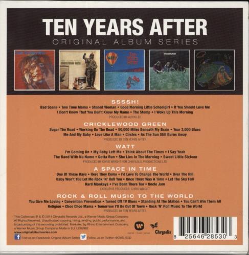 Ten Years After Original Album Series 5-CD album set UK TYA5COR808301