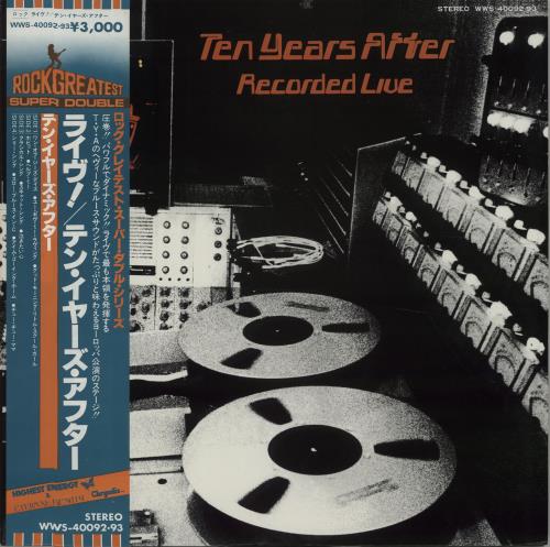 Ten Years After Recorded Live 2-LP vinyl record set (Double LP Album) Japanese TYA2LRE185810