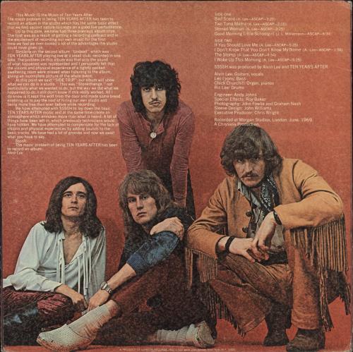 Ten Years After Ssssh vinyl LP album (LP record) US TYALPSS711161