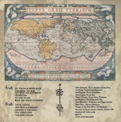 Tenpole Tudor Let The Four Winds Blow vinyl LP album (LP record) UK TTULPLE246401