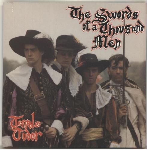 Tenpole Tudor The Swords Of A Thousand Men - Cavalier Sleeve 7" vinyl single (7 inch record / 45) UK TTU07TH127349