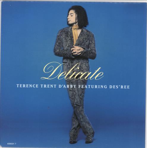 Terence Trent D'Arby Delicate 7" vinyl single (7 inch record / 45) UK TTD07DE67236