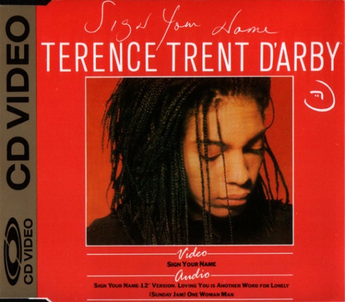 Terence Trent D'Arby Sign Your Name - C.D.Video CD single (CD5 / 5") UK TTDC5SI97877