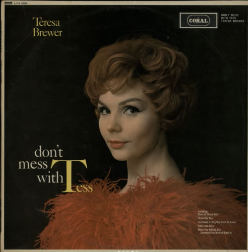 Teresa Brewer Don't Mess With Tess vinyl LP album (LP record) UK BR-LPDO615964