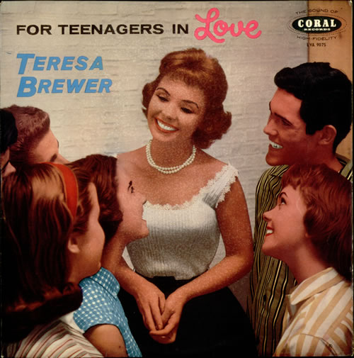 Teresa Brewer For Teenagers In Love vinyl LP album (LP record) UK BR-LPFO531674