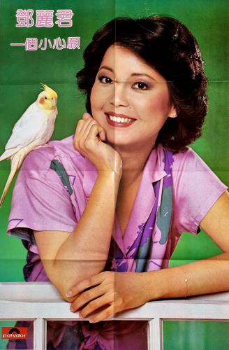Teresa Teng Yi Ge Shao Xin Yuan + Poster vinyl LP album (LP record) Hong Kong YFSLPYI700429