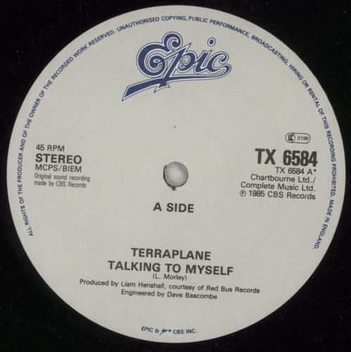 Terraplane Talking To Myself 12" vinyl single (12 inch record / Maxi-single) UK TRP12TA72172
