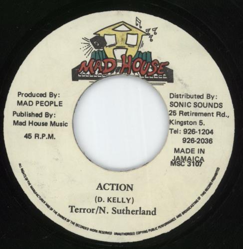 Terror Fabulous Action 7" vinyl single (7 inch record / 45) Jamaican UE507AC877924