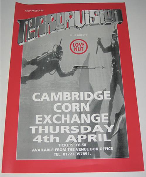 Terrorvision Cambridge Corn Exchange poster UK TVSPOCA354354
