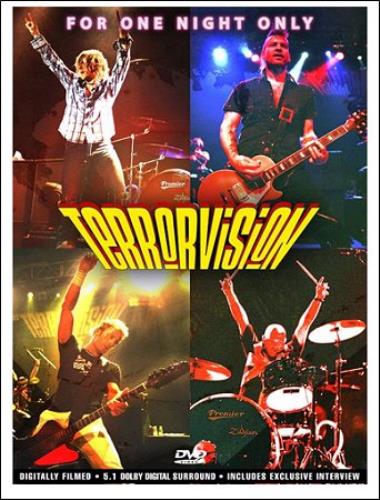 Terrorvision For One Night Only DVD UK TVSDDFO338805