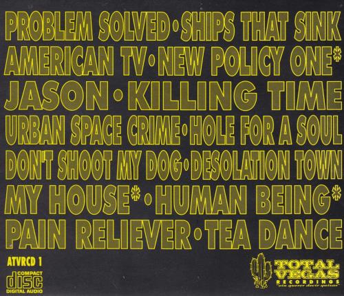 Terrorvision Formaldehyde CD album (CDLP) UK TVSCDFO206139