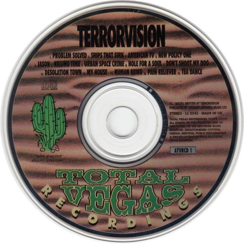Terrorvision Formaldehyde CD album (CDLP) UK TVSCDFO206139