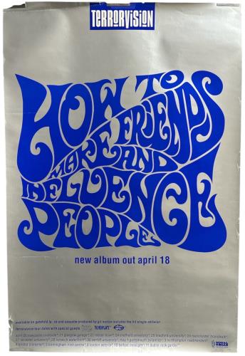 Terrorvision How To Make Friends And Influence People poster UK TVSPOHO869484