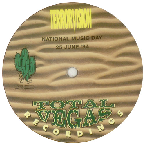 Terrorvision Middleman - Etched Brown Vinyl 12" vinyl single (12 inch record / Maxi-single) UK TVS12MI98424