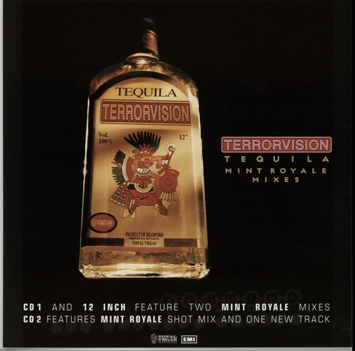 Terrorvision Tequila display UK TVSDITE632161