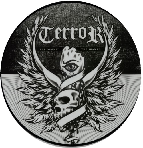 Terror The Damned, The Shamed + Poster picture disc LP (vinyl picture disc album) US VG0PDTH586331