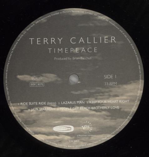 Terry Callier Timepeace - EX vinyl LP album (LP record) UK T7CLPTI878723