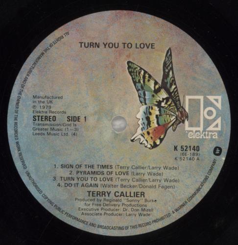 Terry Callier Turn You To Love vinyl LP album (LP record) US T7CLPTU853975