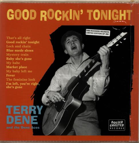 Terry Dene Good Rockin' Tonight 10" vinyl single (10 inch record) UK T~D10GO702974