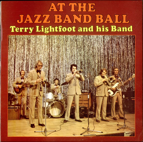 Terry Lightfoot At The Jazz Band Ball - Fully Autographed vinyl LP album (LP record) UK 1TLLPAT511881