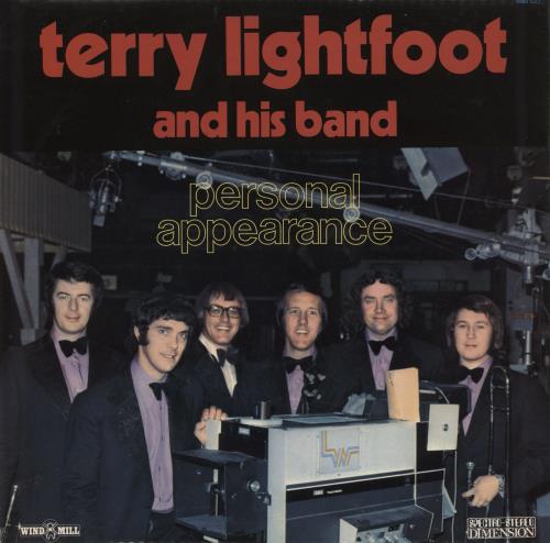 Terry Lightfoot Personal Appearance - Autographed vinyl LP album (LP record) UK 1TLLPPE772345